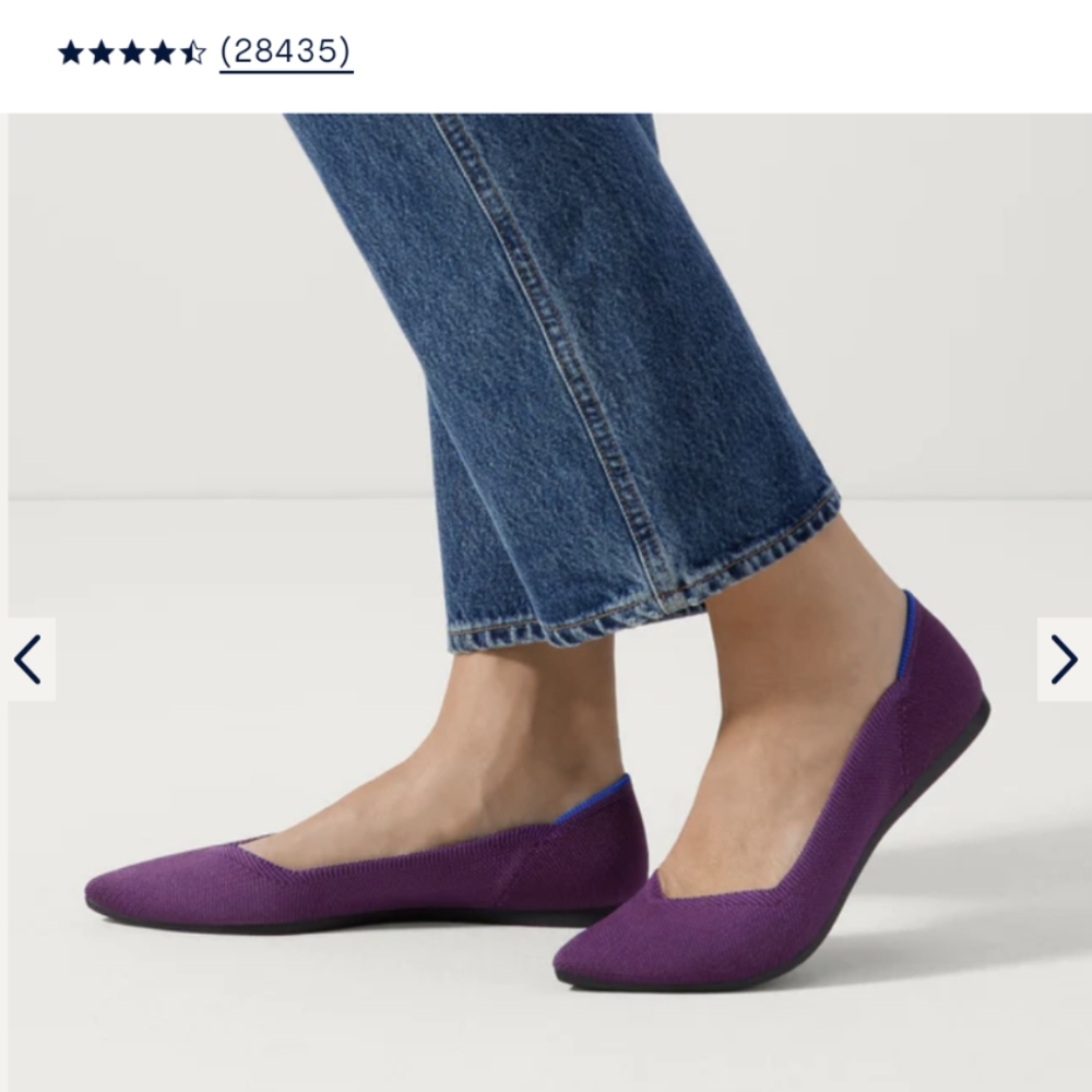 Rothy's The Point Iris/purple size 8